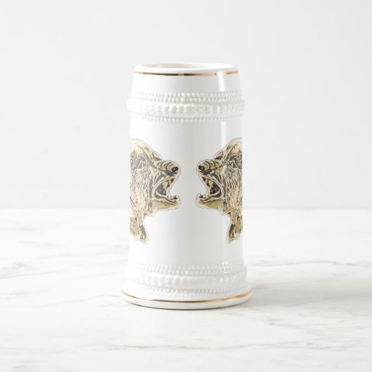 Chope À Bière Golden Bears Stein (Centre)