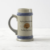 Chope À Bière GoldenRetriever (Gauche)