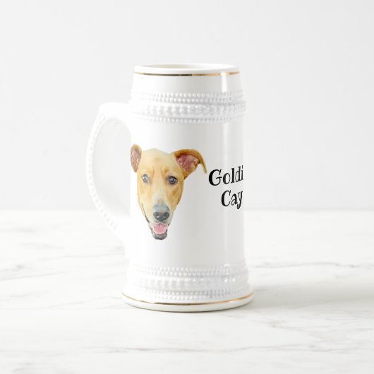 Chope À Bière Goldie Cay stein (Devant gauche)