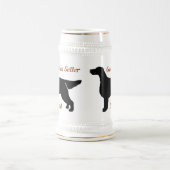 Chope À Bière Gordon Setter Papa Ceramic Stein (Centre)