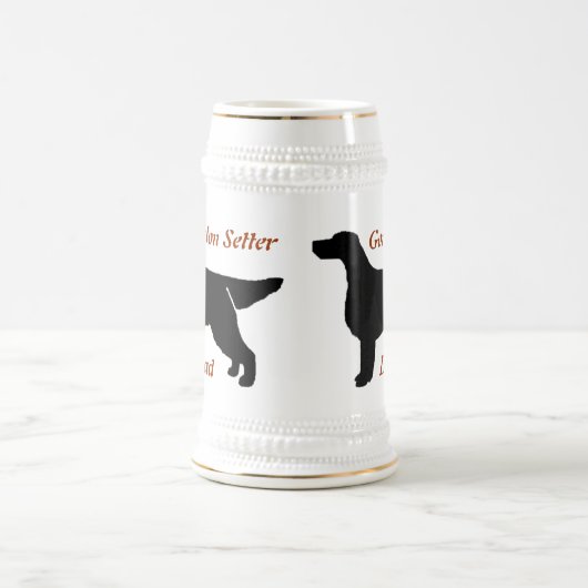 Chope À Bière Gordon Setter Papa Ceramic Stein (Centre)