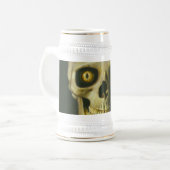 Chope À Bière Gothique diable crâne Stein (Devant gauche)