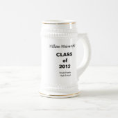 Chope À Bière Graduation Cadeau personnel Stein (Devant droit)
