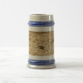 Chope À Bière Grain de bois original (Centre)