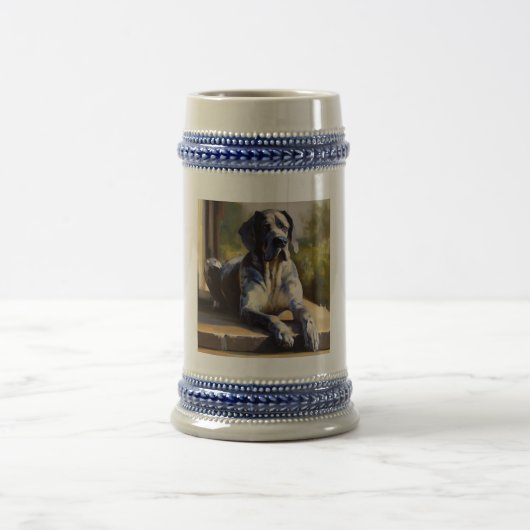 Chope À Bière Grand Chien Danois (Centre)