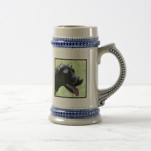 Chope À Bière Grand dane noir