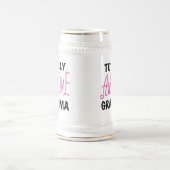 Chope À Bière Grand-maman totalement impressionnante - T-shirts (Centre)