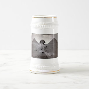 Chope À Bière Grand Sphinx & Nécropole des pyramides de Gizeh Ég