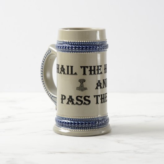 Chope À Bière Grêlez le marteau Stein (Devant gauche)