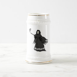 Chope À Bière Grim Reaper Golfer Stein | Golf Beer Lovers Gift