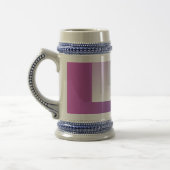 Chope À Bière gris bleu Fuchsia (Gauche)