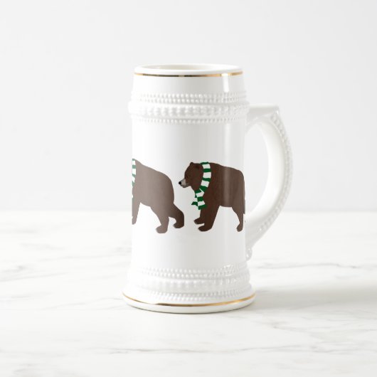 Chope À Bière Grizzly Bears Stein (Devant droit)