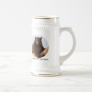 Chope À Bière Gros ours Brown