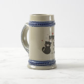 Chope À Bière groupe de chats mignons | Conception amoureux des  (Devant gauche)