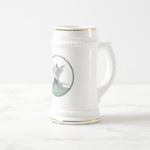 Chope À Bière Guerrier numérique (Devant droit)