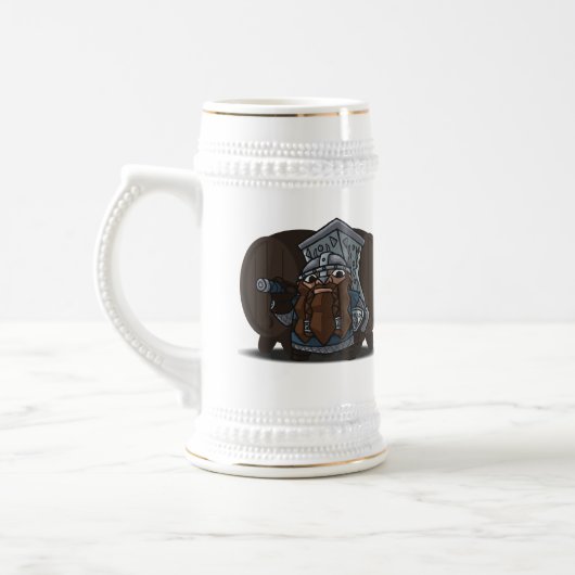 Chope À Bière Guerrier Tankard de Dwarven (Gauche)