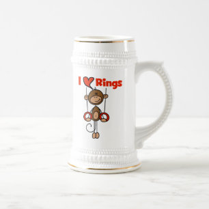 Chope À Bière Gymnaste Aime Anneaux