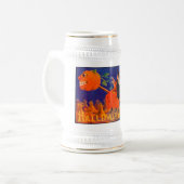 Chope À Bière Halloween vintage Stein (Devant gauche)