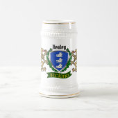 Chope À Bière Healey/O'Healey Irish Shield Beer Stein (Centre)