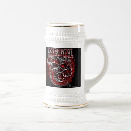 Chope À Bière Heavy metal Monster (Droite)
