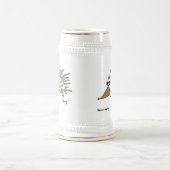 Chope À Bière Hérisson Abstrait Stein (Centre)