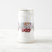 Chope À Bière Heureuse Sainte-Valentin moderne (Centre)