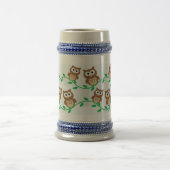 Chope À Bière Hiboux mignons (Centre)