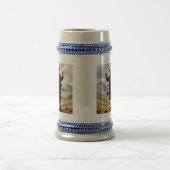 Chope À Bière Highland Cow Dansant Le Highland Fling, (Centre)