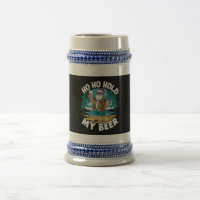 Ho Ho Tenez Mon Verre de Bière Noël en Juillet Été