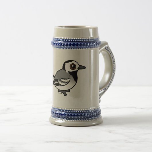 Chope À Bière Hochequeue de blanc de Birdorable (Devant droit)