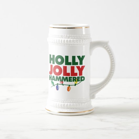 Chope À Bière Holly Jolly Xmas (Droite)