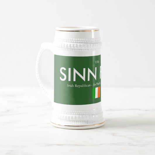 Chope À Bière Hommage 1916 de Sinn Fein Stein (Devant gauche)