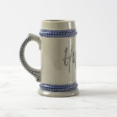 Chope À Bière Hubby Silver Foil Mariage Jour Café Cup Stein (Gauche)