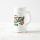 Chope À Bière Hughes Irish Shield Beer Stein (Devant droit)