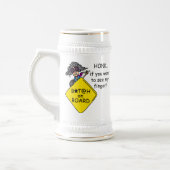 Chope À Bière Humour de rage de route (Gauche)