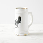 Chope À Bière Hyena Piano Music Player Imaginaire Art Beer Stein (Devant droit)