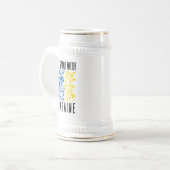 Chope À Bière I stand with Ukraine. Trident of Ukraine. (Devant gauche)