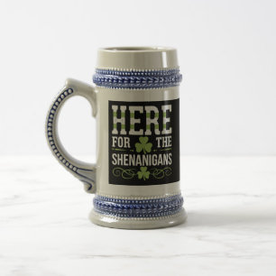 Chope À Bière Ici pour les frasques irlandaises Irlande St. Patr