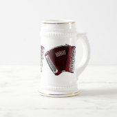 Chope À Bière Illustration d'accordion (Devant droit)