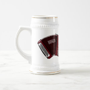 Chope À Bière Illustration d'accordion