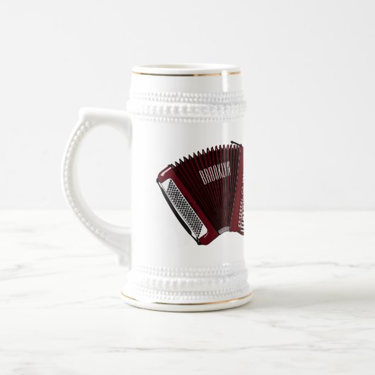 Chope À Bière Illustration d'accordion (Gauche)