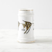 Chope À Bière Illustration d'angelfish (Centre)