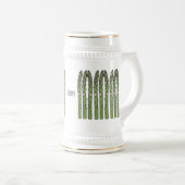 Chope À Bière Illustration d'Asparagus (Devant droit)