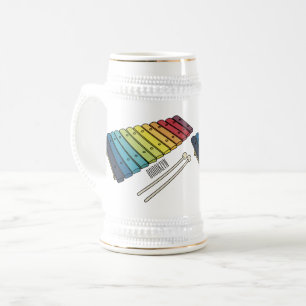 Chope À Bière Illustration de bande dessinée en Xylophone