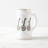 Chope À Bière Illustration de Banjo (Devant droit)