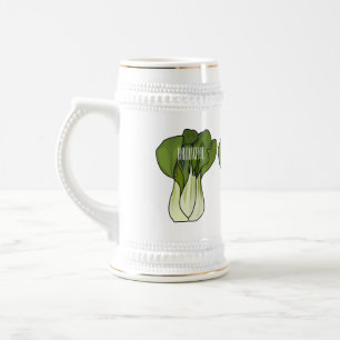 Chope À Bière Illustration de Bok choy
