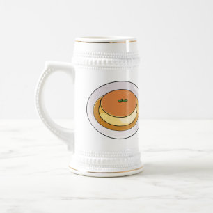 Chope À Bière Illustration de caramel de crème