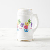 Chope À Bière Illustration de caricature de macarons marrant mig (Devant droit)