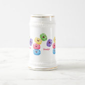 Chope À Bière Illustration de caricature de macarons marrant mig (Centre)