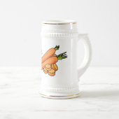 Chope À Bière Illustration de carotte (Devant droit)